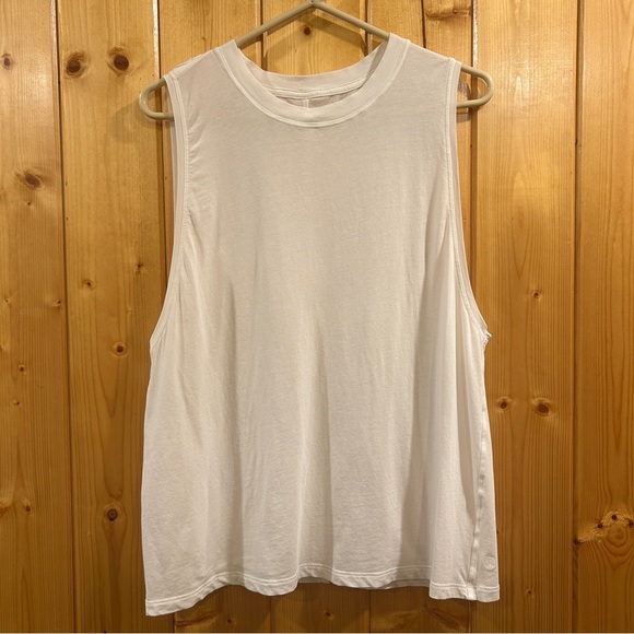 Lululemon All Yours Tank White Size 8 - Picture 5 of 6